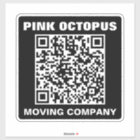 Bold Monochrome QR Code Waterproof Car