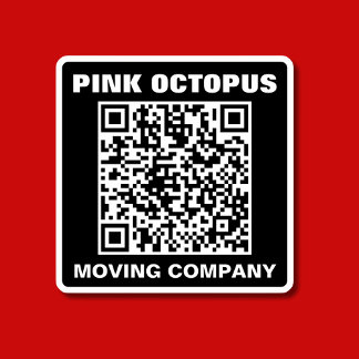 Bold Monochrome QR Code Waterproof Car