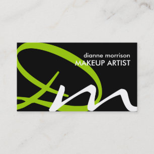 Bold Monogram Business Cards