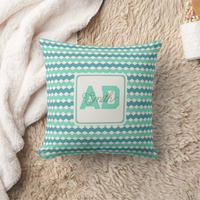 Bold Monogram Rose Pillow For Boyfriend (Blanket)
