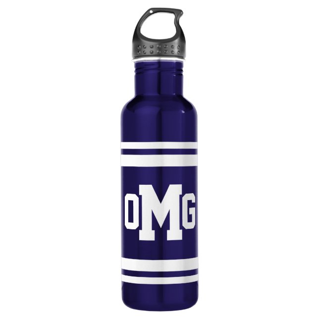Bold Monogram Water Bottle (Front)