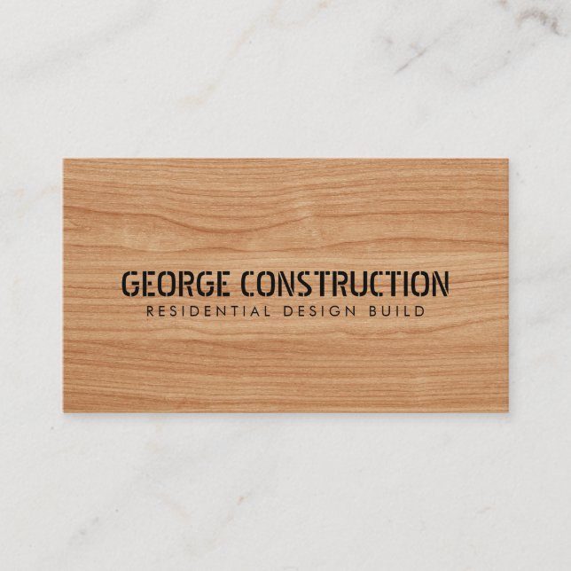 Bold Moulded Construction Business QR Code Card (Front)