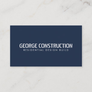 Bold Moulded Construction Business QR Code Card