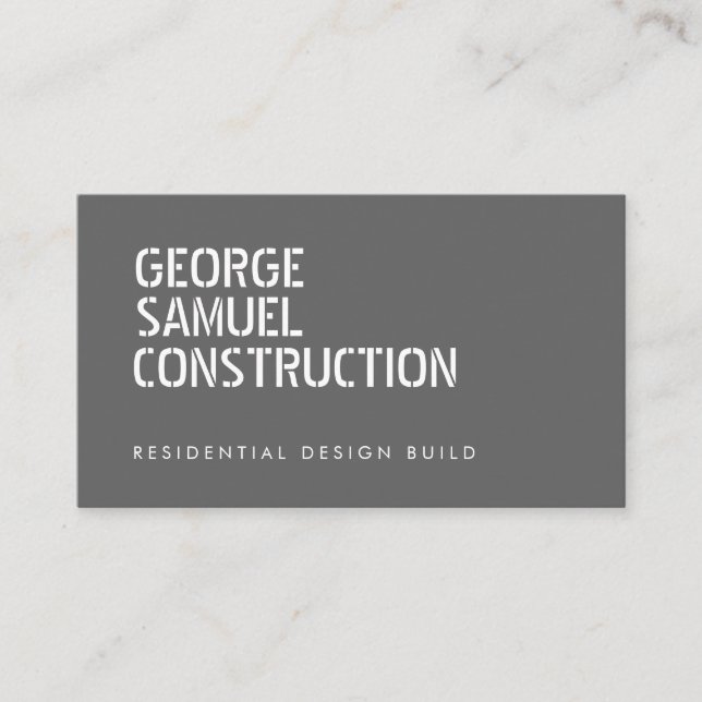 Bold Moulded Real Estate Business QR Code Light As Card (Front)