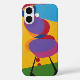 Bold Multicolored Geometric Bird Phone Case
