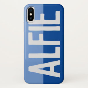 Bold Name Design - Alfie iPhone X Case
