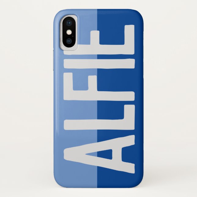 Bold Name Design - Alfie Case-Mate iPhone Case (Back)