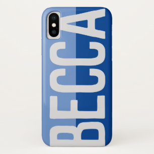 Bold Name Design. iPhone X Case