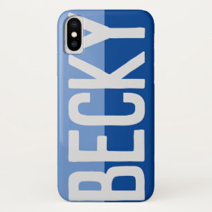 Bold Name Design. iPhone X Case