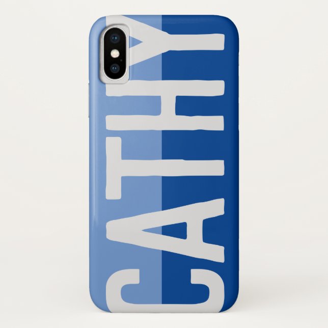 Bold Name Design. Case-Mate iPhone Case (Back)