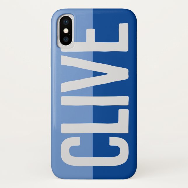 Bold Name Design. Case-Mate iPhone Case (Back)