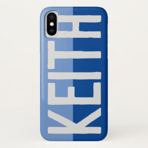 Bold Name Design. iPhone X Case