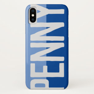 Bold Name Design. iPhone X Case