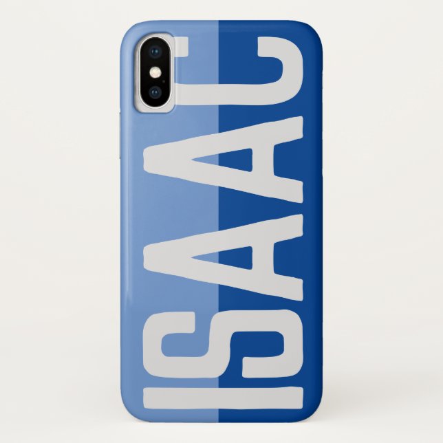 Bold Name Design - Isaac Case-Mate iPhone Case (Back)