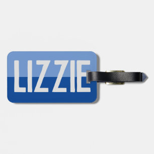 Bold Name Design. Luggage Tag