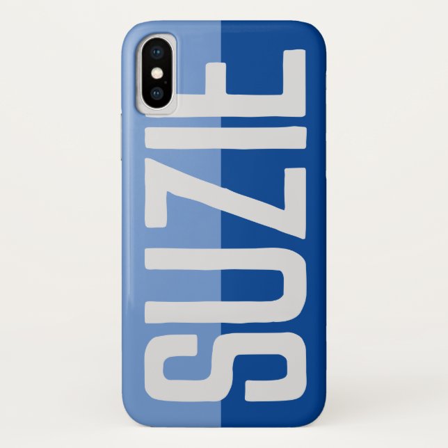 Bold Name Design - Suzie Case-Mate iPhone Case (Back)