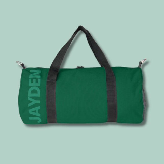 Bold Name Gym | Monogram Men & Women Duffle Bag (Monochrome Colorful Gym Workout Bags)