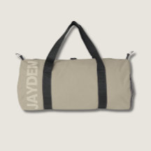 Bold Name Gym | Monogram Men & Women Duffle Bag