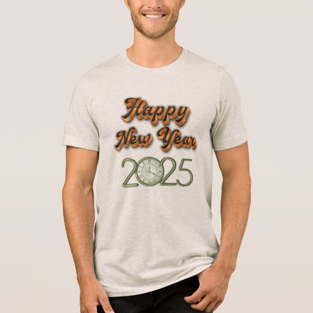 "Bold New Year 2025 T-Shirts -Celebration tee (Front)