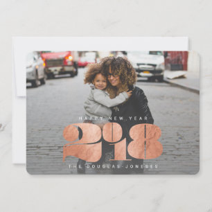 BOLD NEW YEAR HOLIDAY CARD