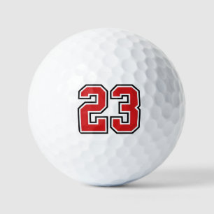 Bold Number 23 Golf Balls