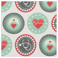 Bold Nurse Pattern - LPN RN Healthcare