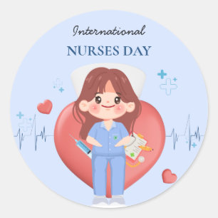 Bold Nurse Sticker nurse on duty