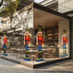 Bold Nutcracker Window Decal