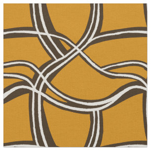 Bold organic stripes fabric