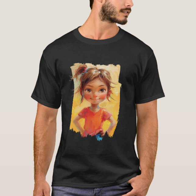 Bold paint strokes and fearless colours! T-Shirt (Front)
