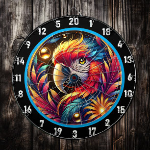 Bold Parrot Dartboard for Celebrations