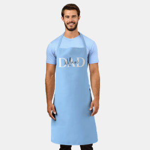 Bold Pastel DAD    Modern Father’s Day Gift Apron