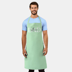 Bold Pastel DAD    Modern Father’s Day Gift Apron