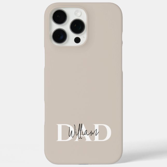 Bold Pastel DAD  | Modern Father’s Day Gift Case-Mate iPhone Case (Back)