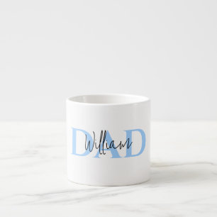 Bold Pastel DAD   Modern Father’s Day Gift Espresso Cup