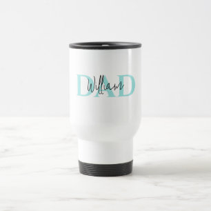 Bold Pastel DAD   Modern Father’s Day Gift Travel Mug