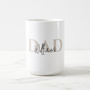Bold Pastel DAD Mug Modern Father’s Day Gift