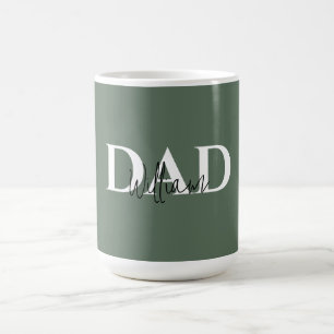 Bold Pastel DAD Mug   Modern Father’s Day Gift