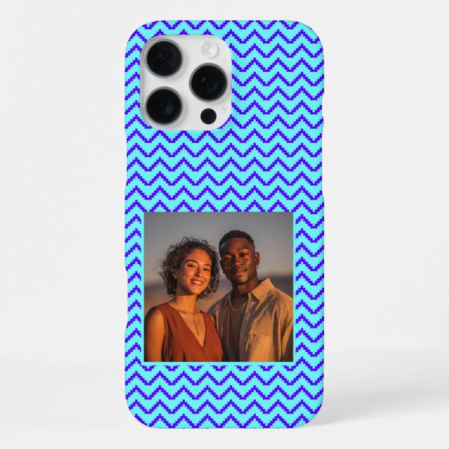 Bold Personal Gifts Chevron Pattern iPhone Case (Back)