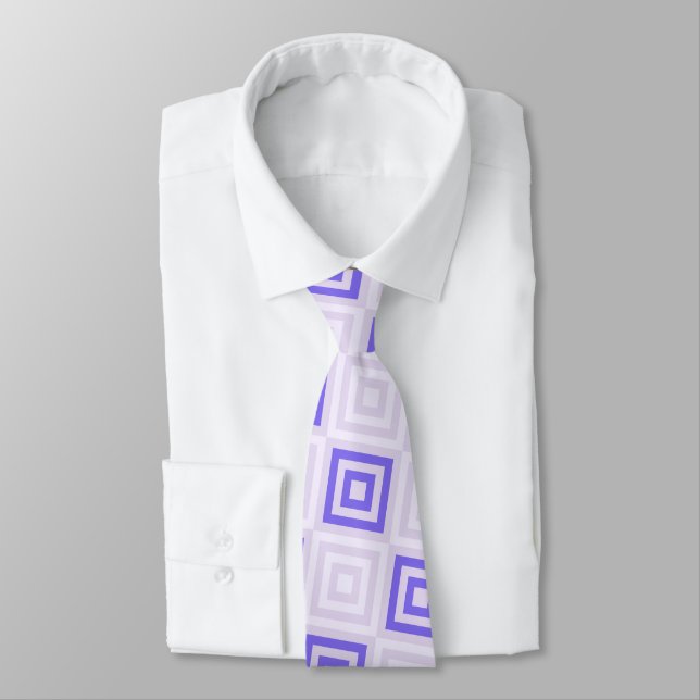 Bold Personal Gifts Geometric Print  Tie (Tied)