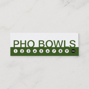 bold PHO BOWLS customer loyalty
