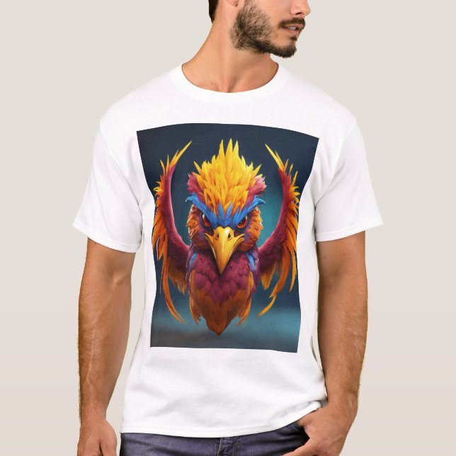 Bold Phoenix T-Shirt" T-Shirt (Front)