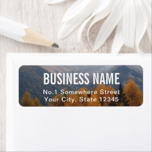Bold Photographer Return Address Label