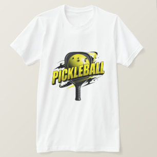 Bold Pickleball Graphic Shirt Modern Sport Typog