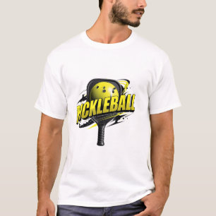 Bold Pickleball Graphic Shirt Modern Sport Typog
