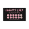 Bold Pink Makeup Artist Hair Salon 10 Loyalty Card