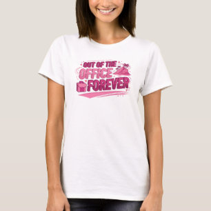 Bold Pink OUT OF OFFICE Art Print T-Shirt