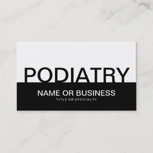 bold PODIATRY Business Card