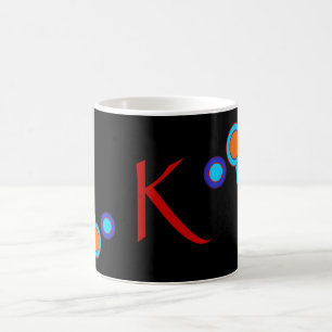 Bold Polka Dot Monogram Mug
