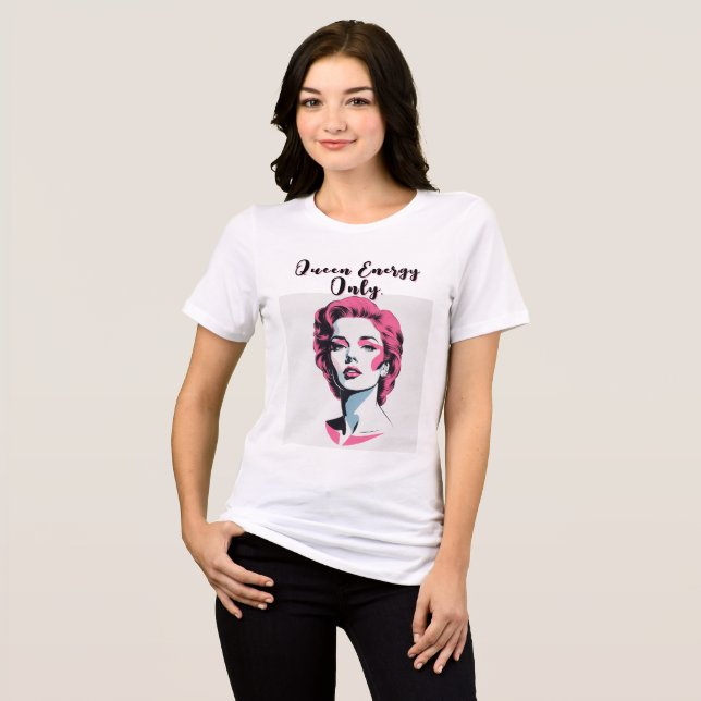 Bold Pop Art Glamour Tri-Blend Shirt (Front Full)